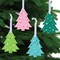 Big Dot of Happiness Merry and Bright Trees - Colorful Whimsical Christmas Party Decorations - Christmas Tree Ornaments - Set of 12